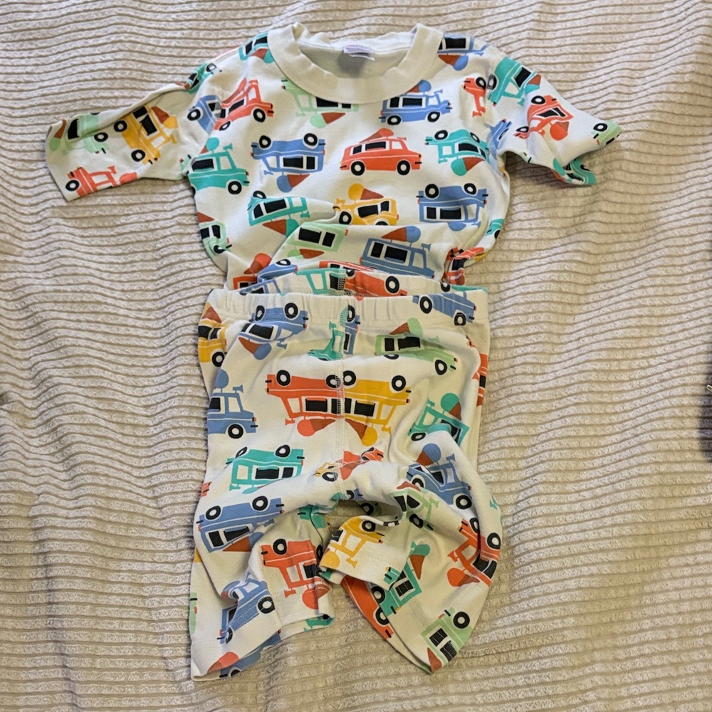 Hanna Andersson Organic Cotton 2 Piece Pajama set kids size 12